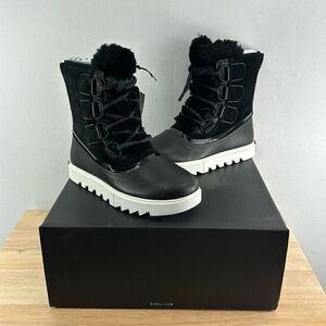 Sorel Joan of Artic Next Lite WP Boot- Black/Sea Salt- Size 5.5- NIB